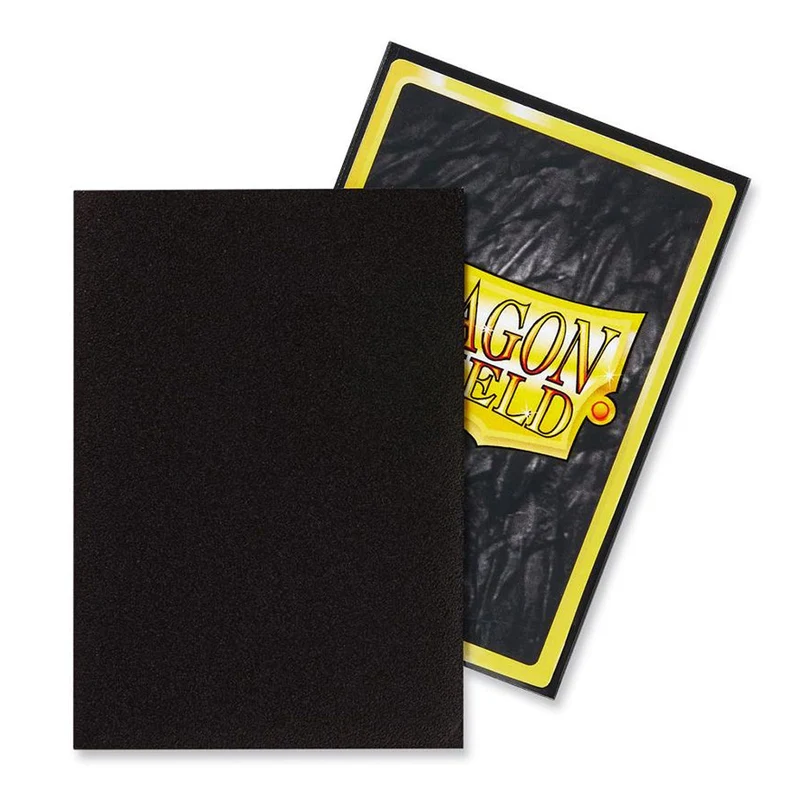 Arcane Tinmen Dragon Shield Standard 100ct Matte Jet Black Sleeves 63x88mm