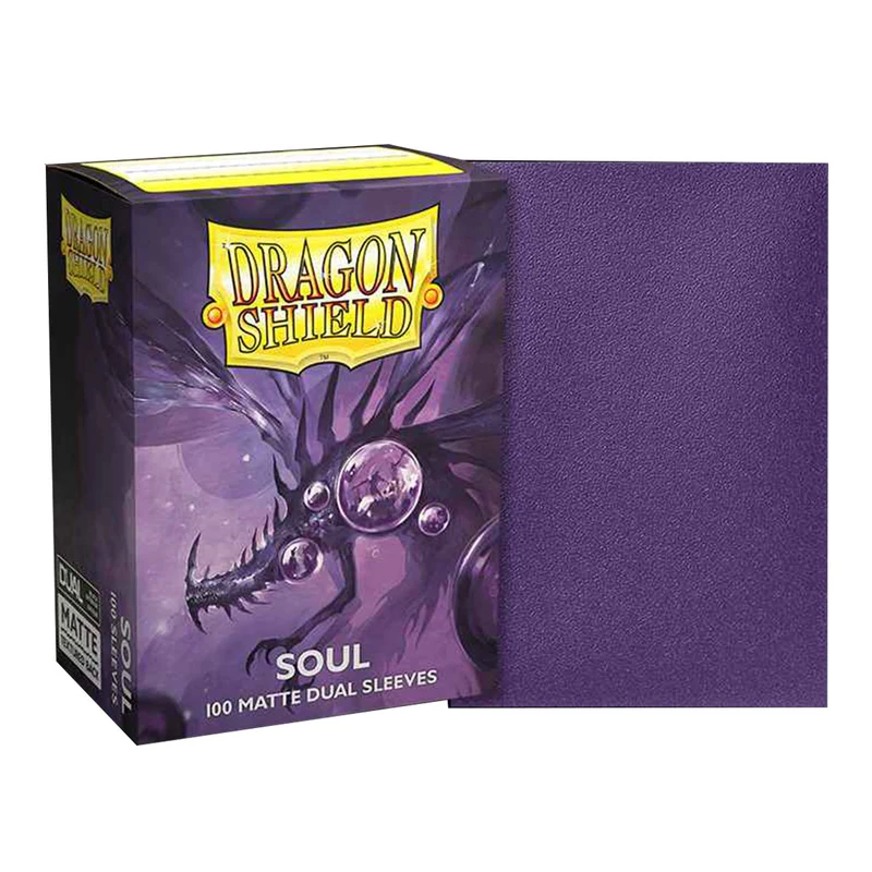 Arcane Tinmen Dragon Shield 100ct Standard Size Dual Matte Metallic Purple (Soul) Sleeves
