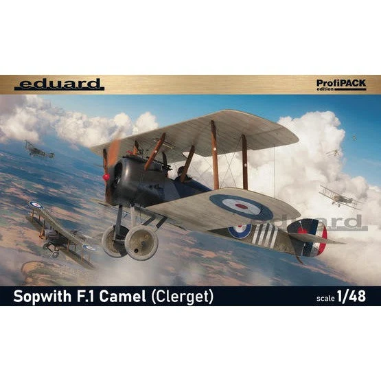 Eduard 1/48 Sopwith F.1 Camel Clerget Plastic Model Kit [82172]