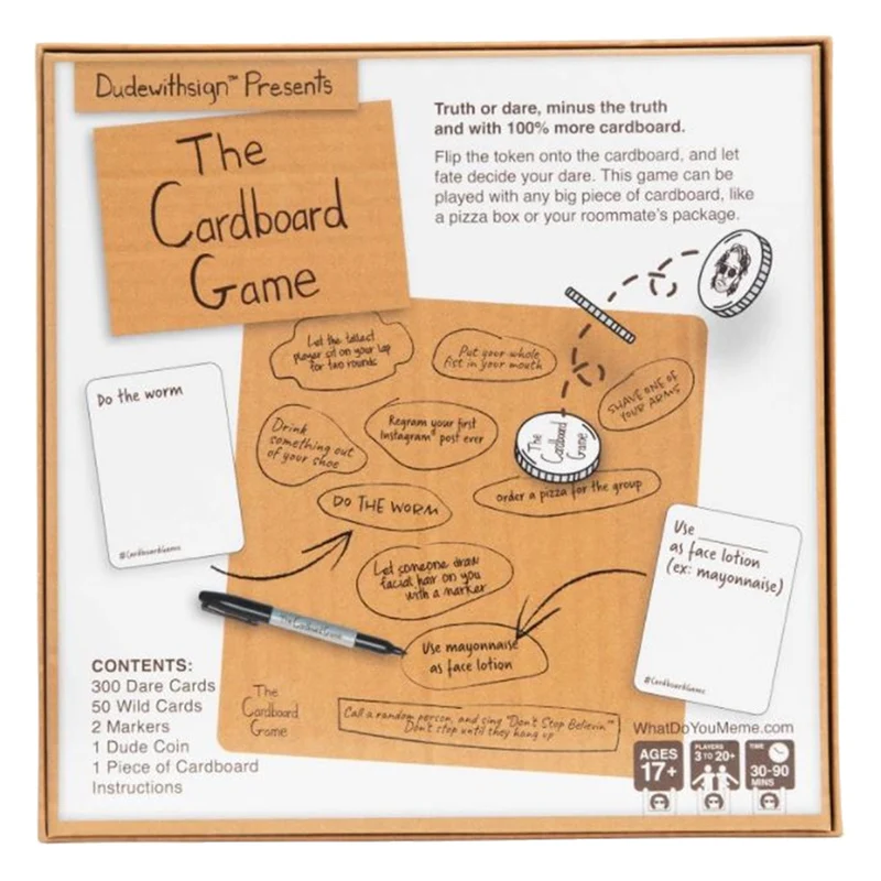 Wdym Dudewithsign Presents The Cardboard Game