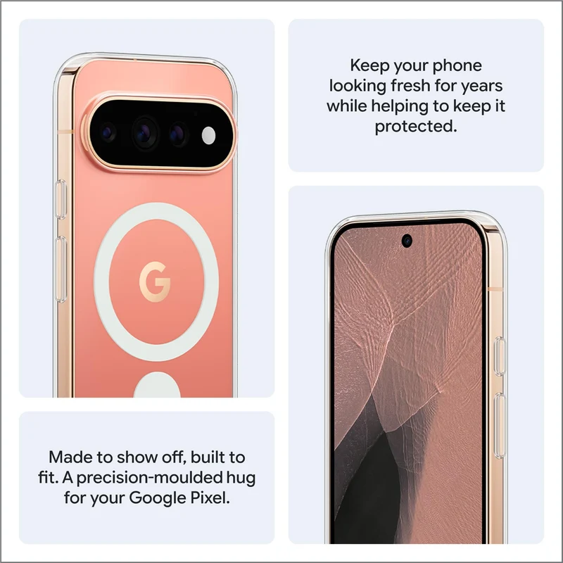 Google Pixelsnap Clear Case for Pixel 11 Pro