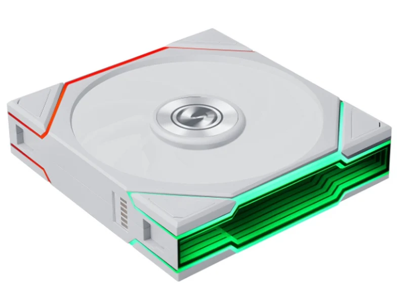 Lian Li Uni Fan TL Flex 2.4GHz Wireless 120mm Reverse Blade ARGB Fan - White (12RTL1F1W)