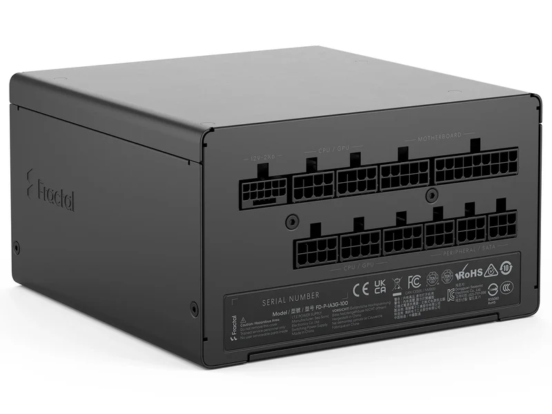 Fractal Design Ion 3 1000W 80 Plus Gold Fully Modular Power Supply (Black)