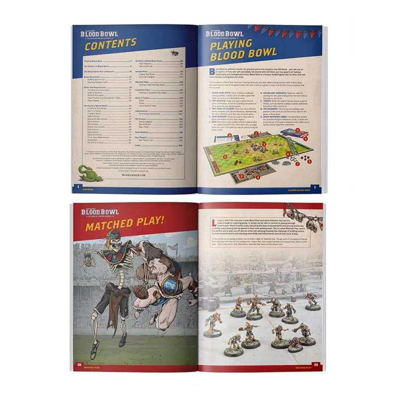 Games Workshop Warhammer Blood Bowl Official Rulebook 3rd Season Edition