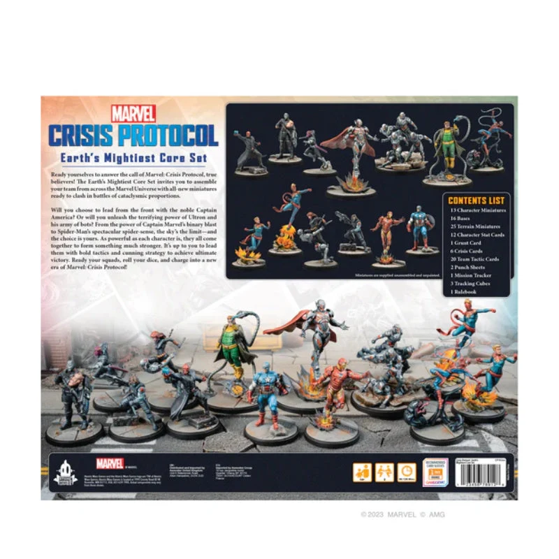 Atomic Mass Games Marvel Crisis Protocol Miniatures Game Earth's Mightiest Core Set