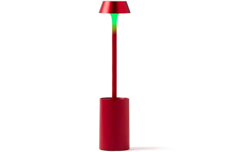 Lexon Mimi Flexible LED Lamp (Dark Red)