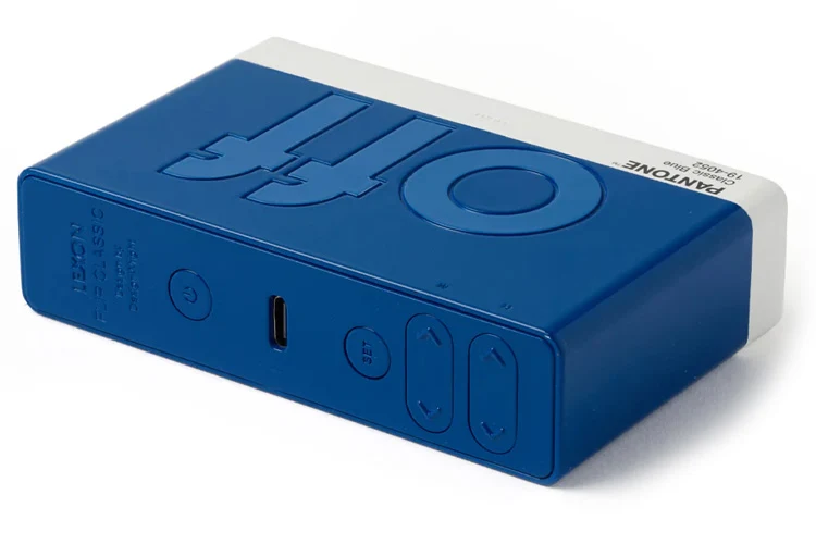 Lexon Flip Classic Reversible Alarm Clock PANTONE (Classic Blue)