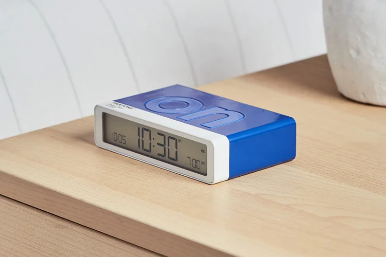 Lexon Flip Classic Reversible Alarm Clock PANTONE (Classic Blue)
