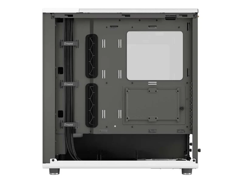 Fractal Design North Mid-Tower Case - Chalk White TG Clear