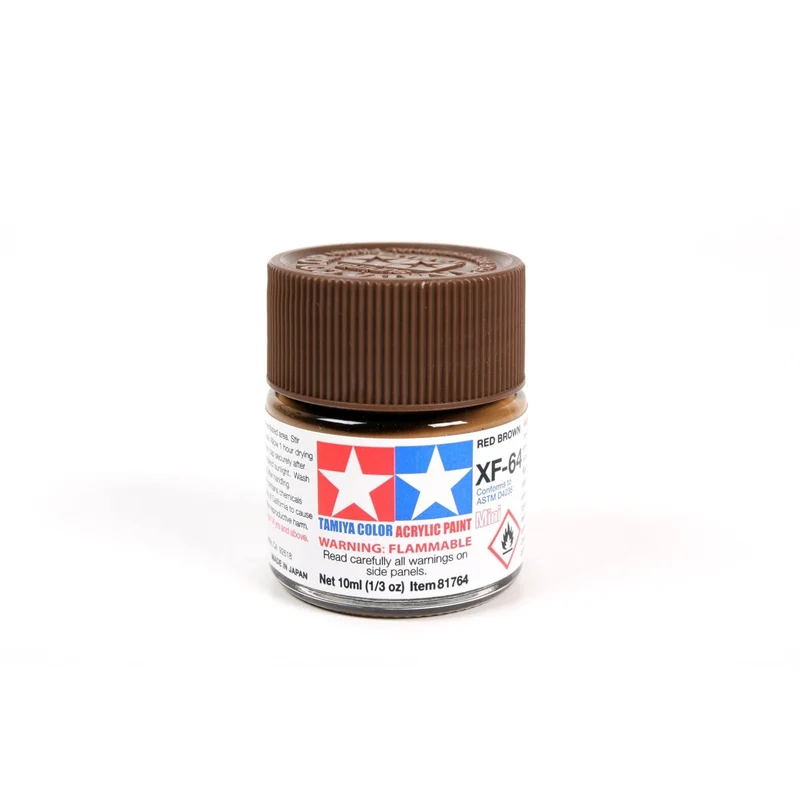 Tamiya Acrylic Matt Red Brown 10ml
