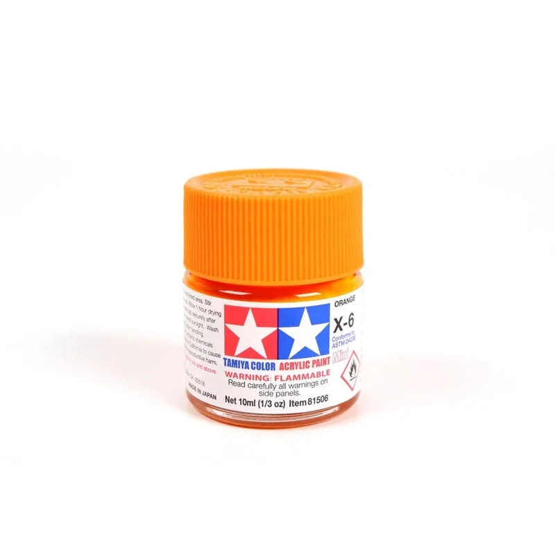Tamiya Acrylic Gloss Orange 10ml