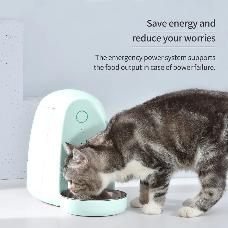 Dogness App Feeder Mini 2L with App Control 2.4GHz Wi-Fi F05 (Mint)
