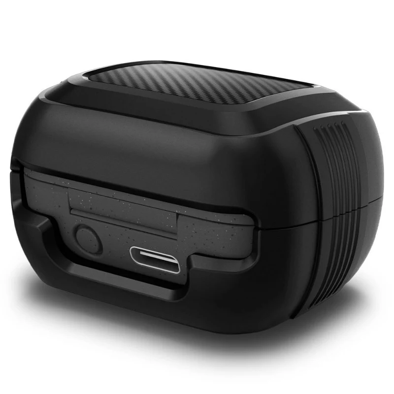 Spigen Sony LinkBuds WF-L900 Rugged Armor Case (Black)