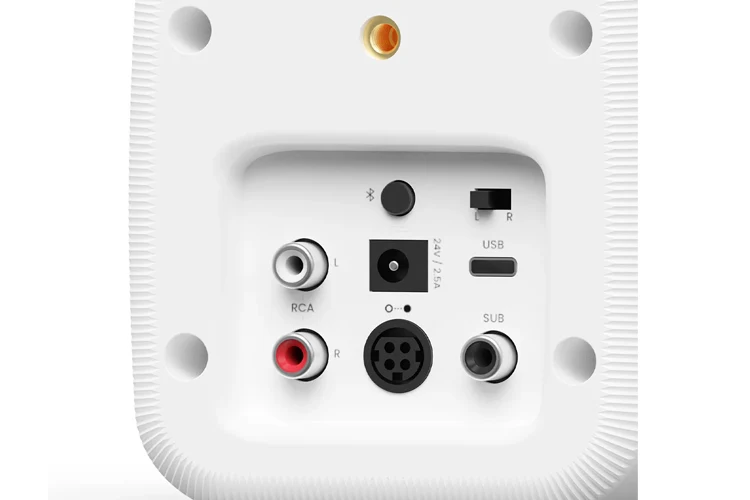 Kanto UKI 100W Desktop Speakers with Bluetooth (Matte White)