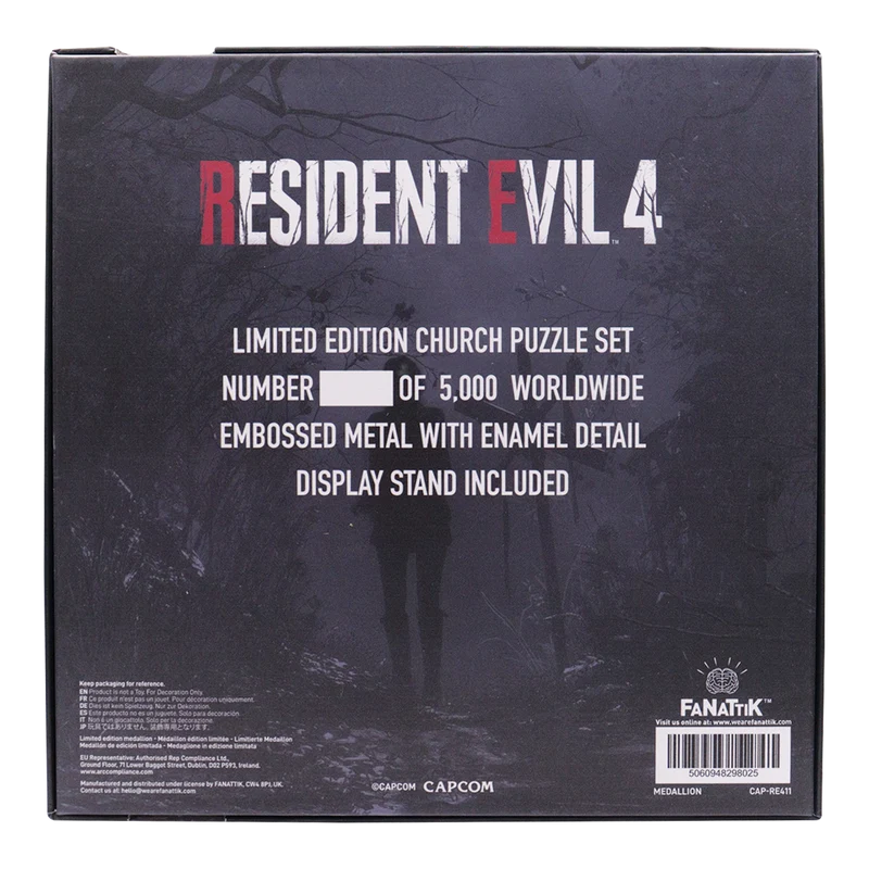 Fanattik Limited Edition Resident Evil 4 Church Puzzle Medallion Set