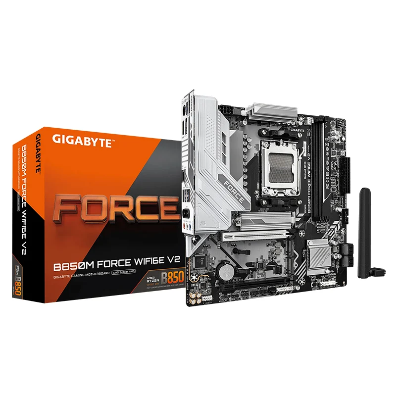 Gigabyte B850M Force WIFI6E V2 AM5 mATX Motherboard (B850M FORCE WF6E V2)