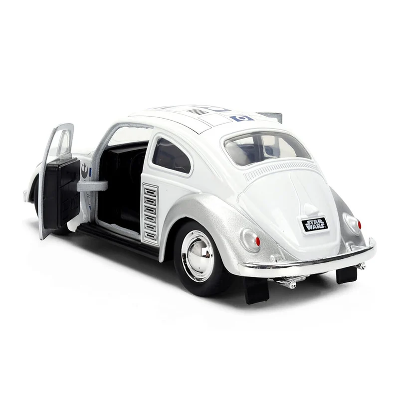 Jada 1:32 Scale Star Wars 1959 Volkswagen Drag Beetle R2D2 Diecast Model Car