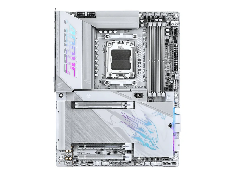 Gigabyte X870E AORUS PRO X3D ICE AM5 Wi-Fi 7 ATX Motherboard