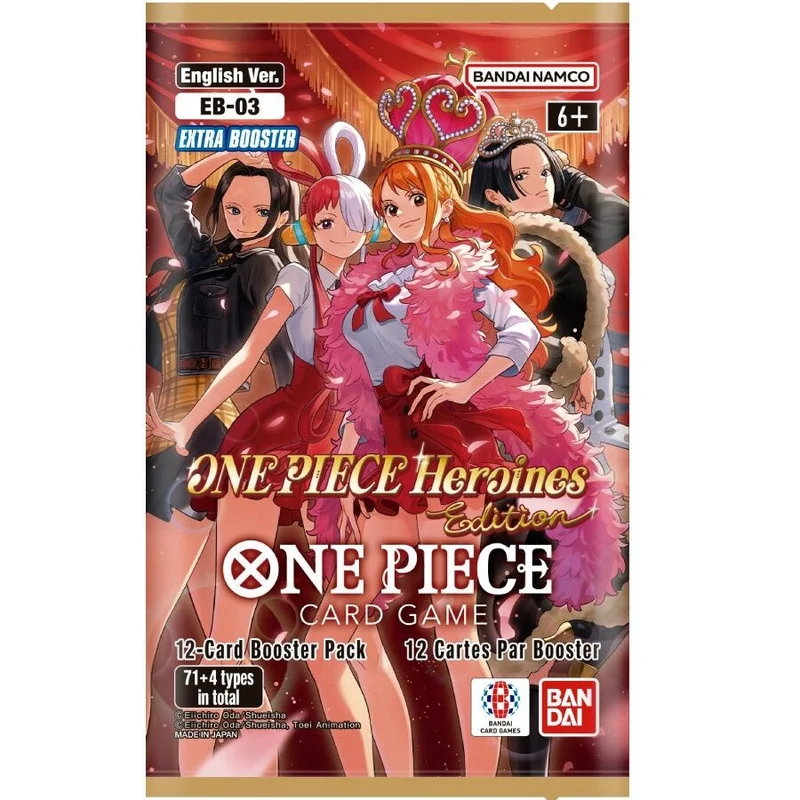 One Piece Card Game Extra Booster Display Heroines Edition Box 24 Pack EB-03