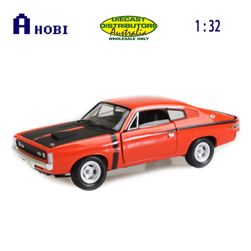 DDA 1:32 Scale Hot Red E38 Valiant Charger Street Vehicle Model