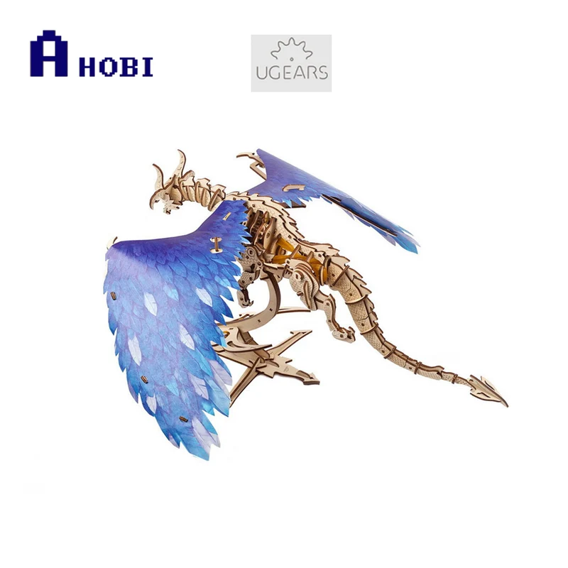 UGears Windstorm Dragon Mechanical 3D Puzzle Wooden Model Kit