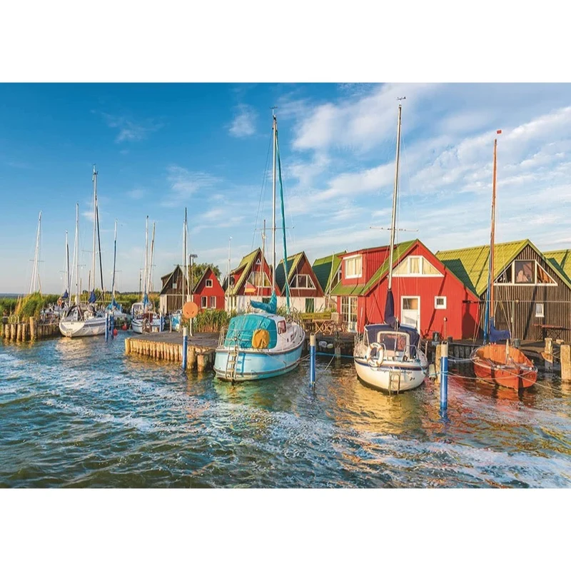 Ravensburger 1000pc Colourful Harbourside Germany Puzzle