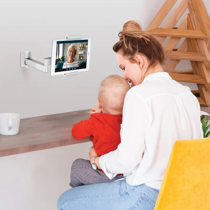 Barkan T54 7-12inch Tablet Mount for Wall and Cabinet Full Motion