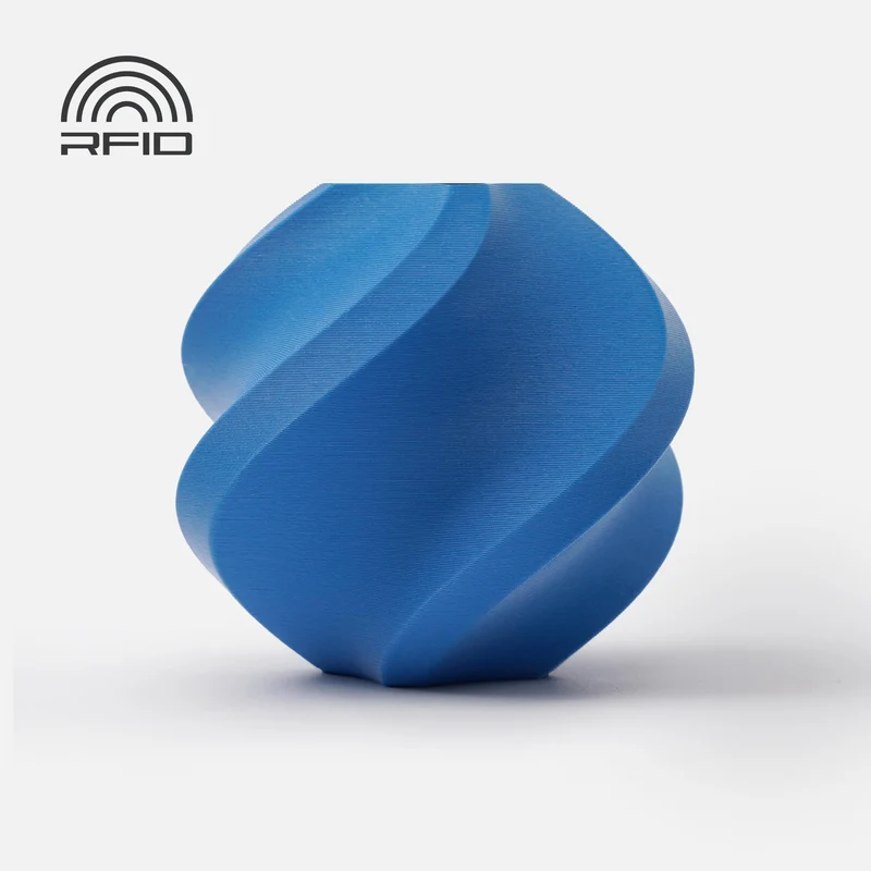 Bambu Lab PLA 3D Printer Filament with Spool (Matte Marine Blue) [1kg]