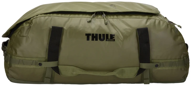 Thule Chasm 130L Duffel Overnight Bag Convertible Backpack Duffle in Olivine
