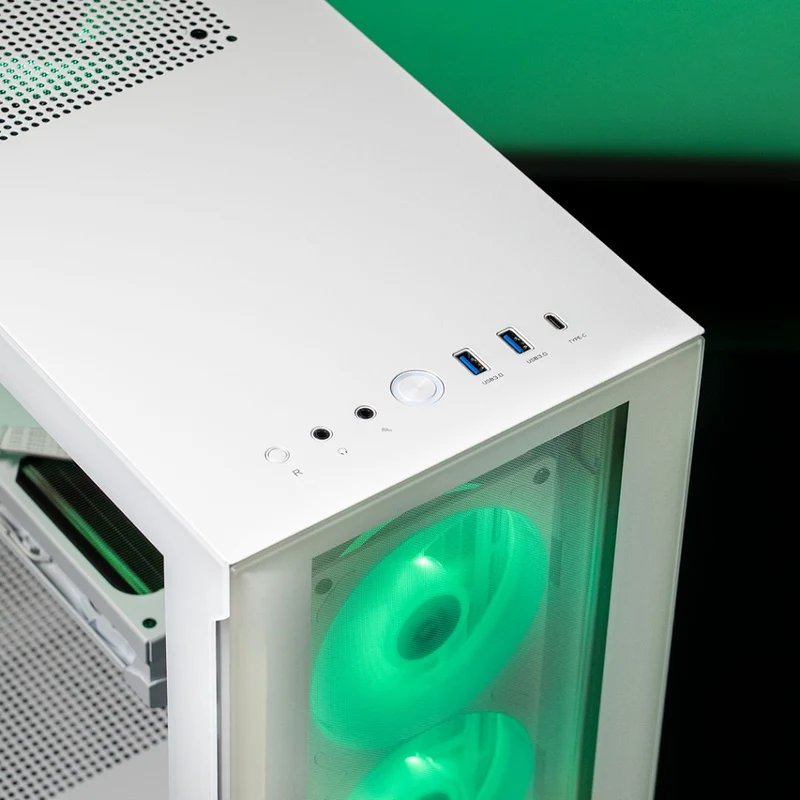 Thermaltake Infinity Xtreme V7 Snow Gaming Desktop PC (Intel 14700F / RTX 5080 / 32GB RAM)