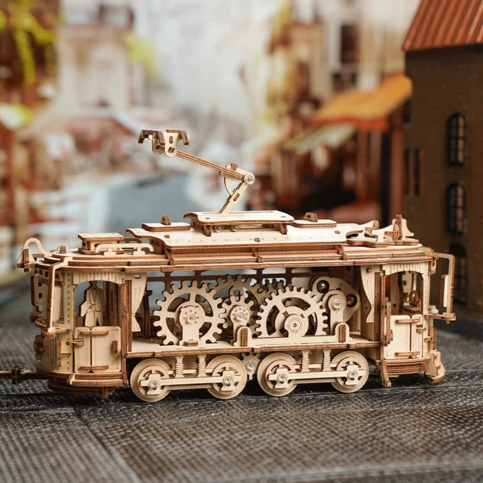 Robotime Mechanical Models Classic City Tram