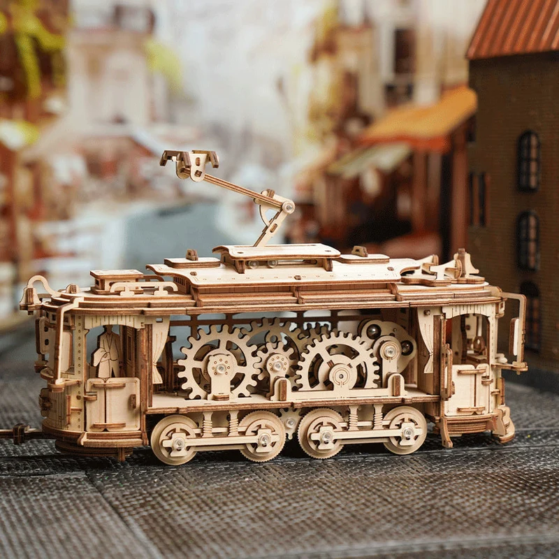 Robotime Mechanical Models Classic City Tram