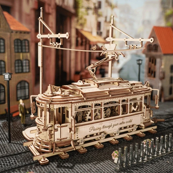 Robotime Mechanical Models Classic City Tram