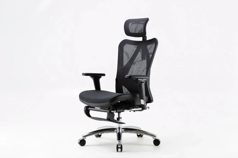 Sihoo M57 Ergonomic Office Chair with Built-in Footrest (Black)