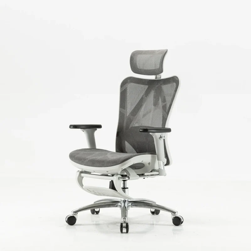 Sihoo M57 Ergonomic Office Chair with Built in Footrest (Grey)