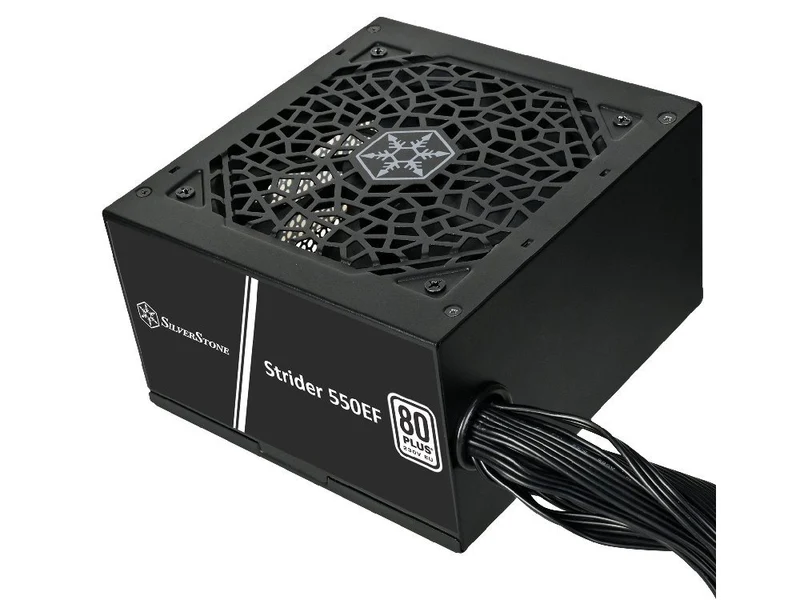 SilverStone Strider 550W 80+ Certified Power Supply Black Cable