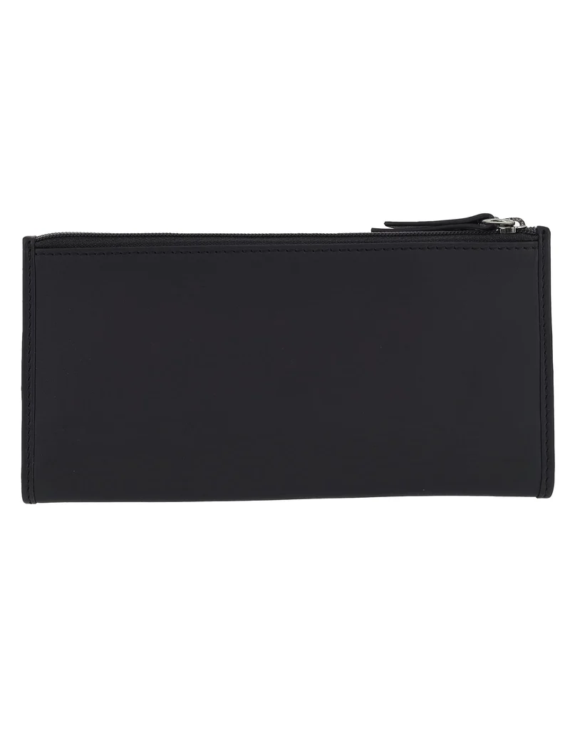 Pierre Cardin Women's Genuine Leather Bi-Fold Protected RFID Wallet Black
