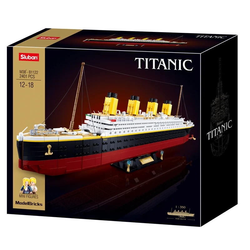 Sluban 1/350 2370pcs MB Titanic Big Scale