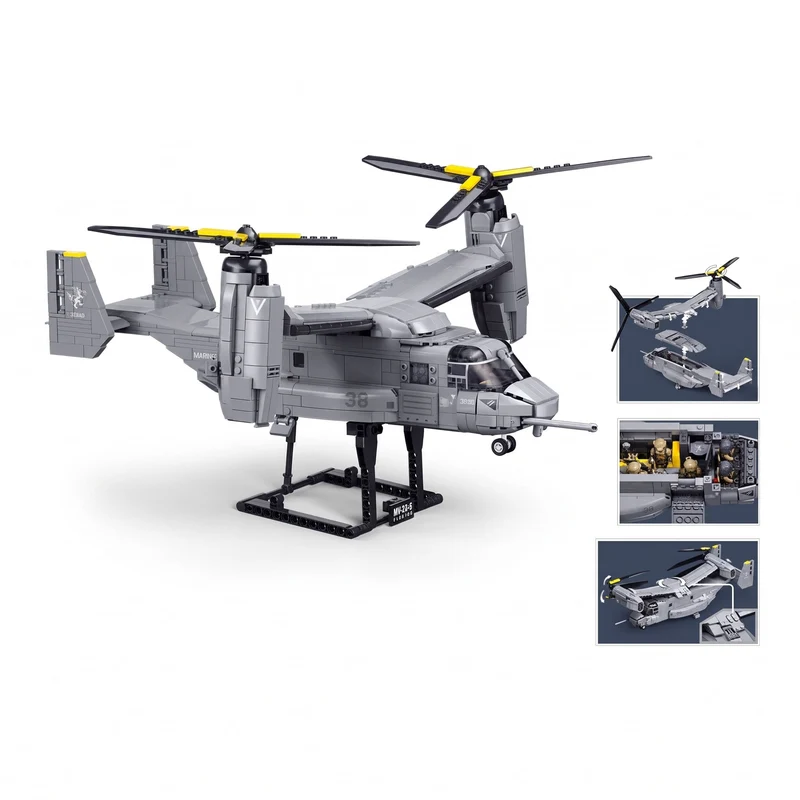 Sluban 1/35 1142pc MV-22 Osprey