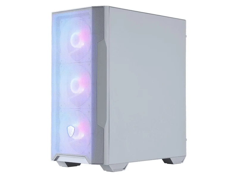 MSI MAG Forge M100R Tempered Glass Micro-ATX Case - White