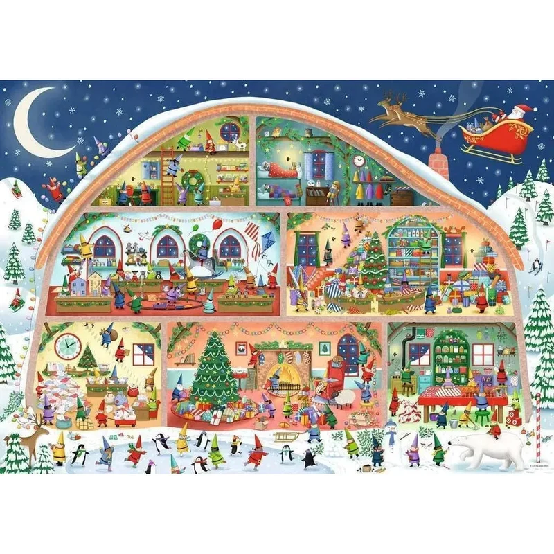 1000pc Santa's Workshop Puzzle