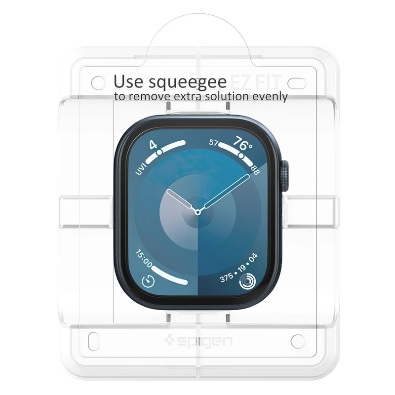 Spigen Apple Watch 10/11 42mm Elite Shield EZ Fit Screen Protector 2PCS (Clear)