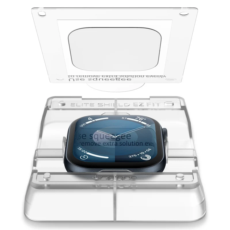 Spigen Apple Watch 10/11 42mm Elite Shield EZ Fit Screen Protector 2PCS (Clear)