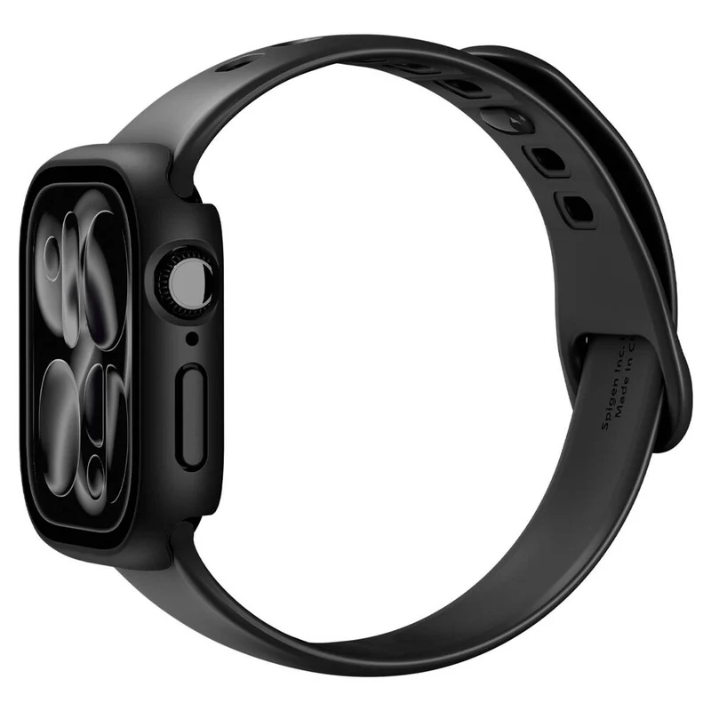 Spigen Apple Watch 10/11 46mm Thin Fit 360 Case with Screen Protector (Black)