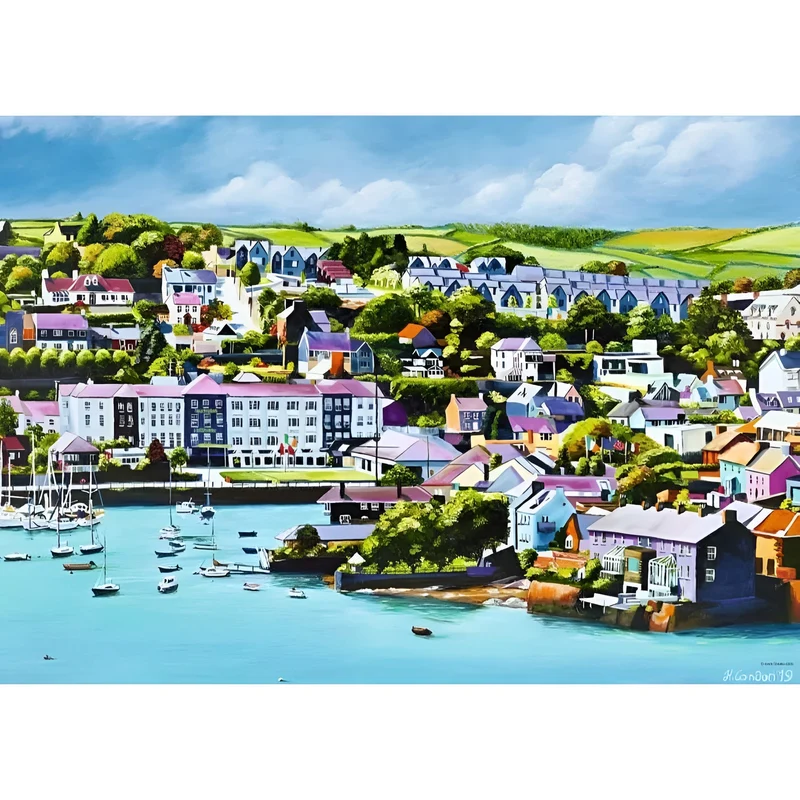 Ravensburger 1000pc Kinsale Harbour Ireland Puzzle
