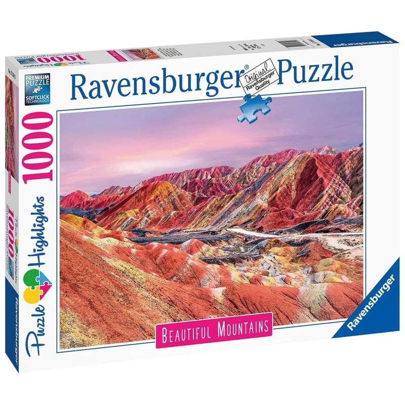 Ravensburger 1000pc Rainbow Mountains China Puzzle