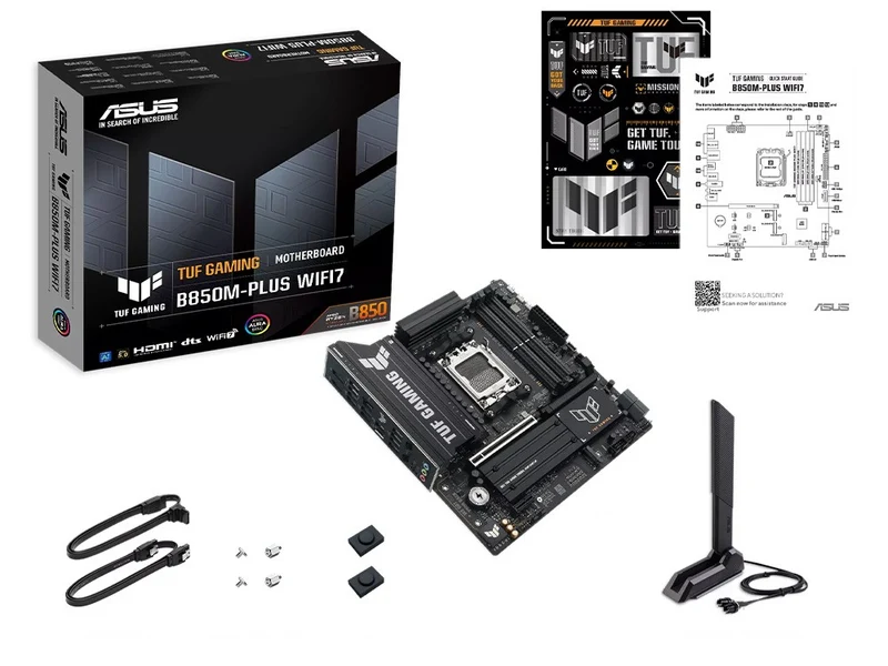 Asus TUF GAMING B850M-PLUS WIFI7 AM5 mATX Motherboard (TUF GAMING B850M-PLUS WIFI7)