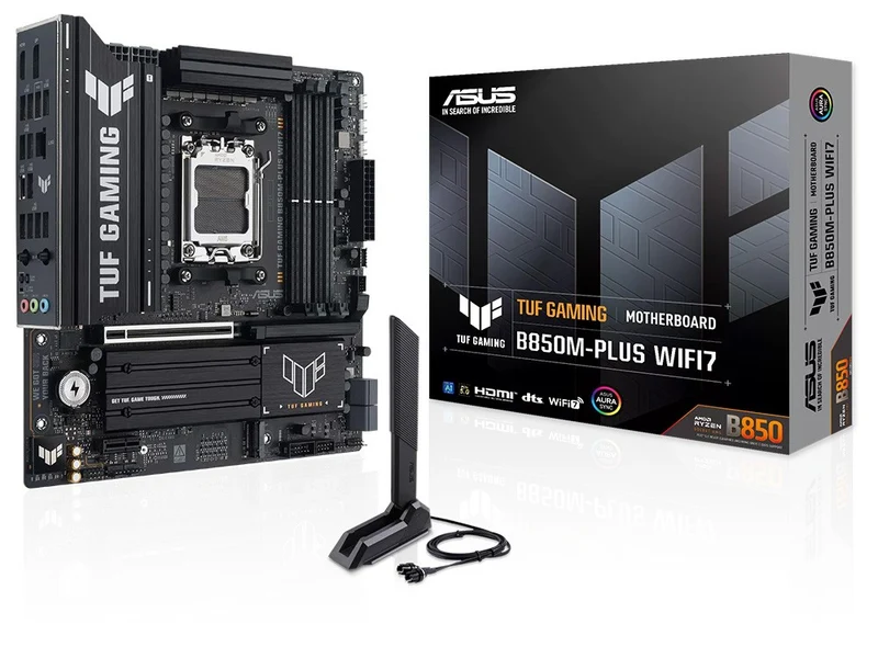 Asus TUF GAMING B850M-PLUS WIFI7 AM5 mATX Motherboard (TUF GAMING B850M-PLUS WIFI7)