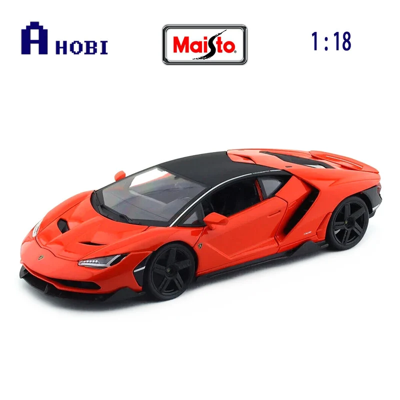 Maisto 1:18 Scale 2017 Lamborghini Centenario Orange Diecast Model Car
