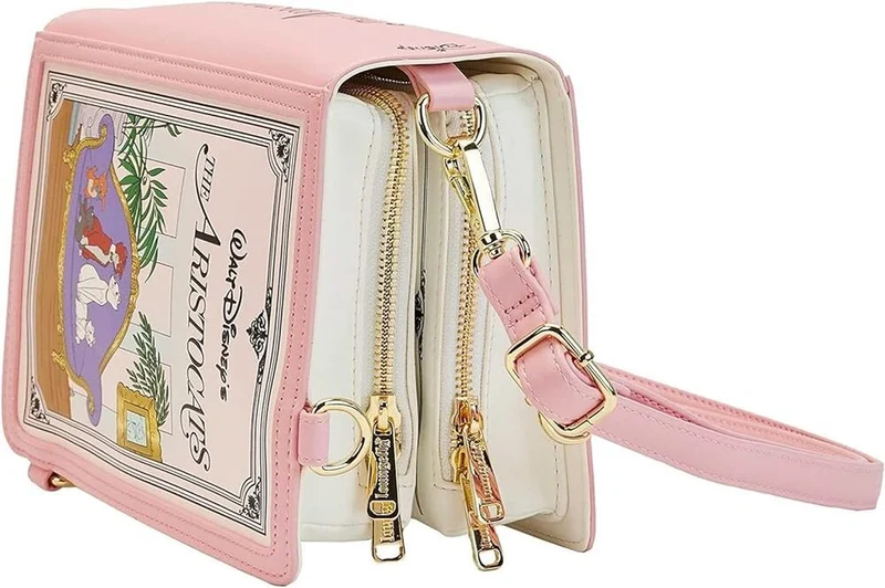 Loungefly Disney Aristocats - (1970) Book Convertible Crossbody Bag